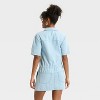 Women's Short Sleeve Drop Waist Drawstring Mini Dress - Universal Thread™ - 2 of 3
