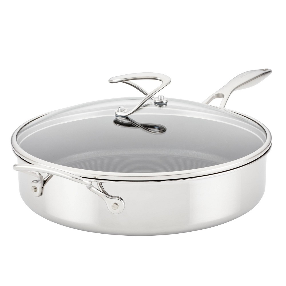 Photos - Pan Circulon SteelShield C-Series 5qt Clad Tri-Ply Nonstick Saute  with Lid 