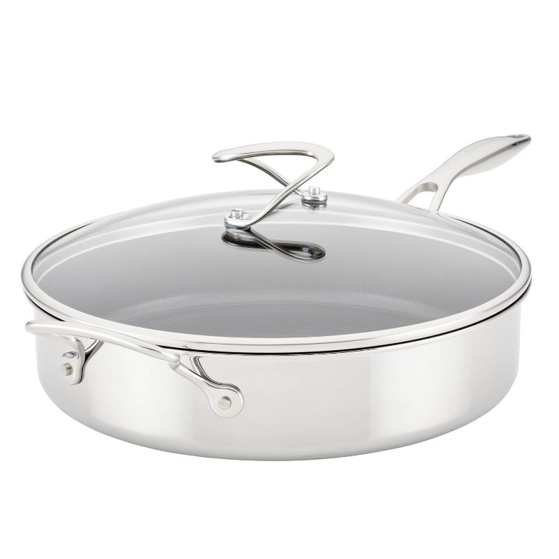Circulon SteelShield C-Series 5qt Clad Tri-Ply Nonstick Saute Pan with Lid and Helper Handle, 1 of 7