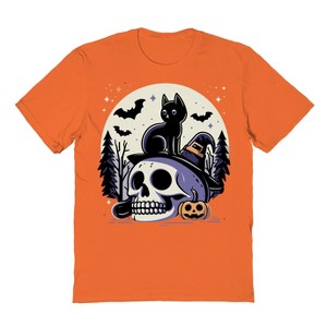 Rerun Island Men's Halloween Feeling Halloween Short Sleeve Graphic Cotton T-Shirt - 1 of 2