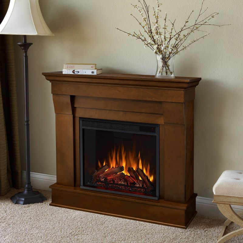 Real Flame Chateau Electric Fireplace Brown, 3 of 11