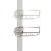 Simplehuman 8' Tension Pole Shower Caddy Silver : Target