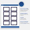 Avery Labels, 2" x 3", Silver-Navy, Matte, 80 total - 3 of 4