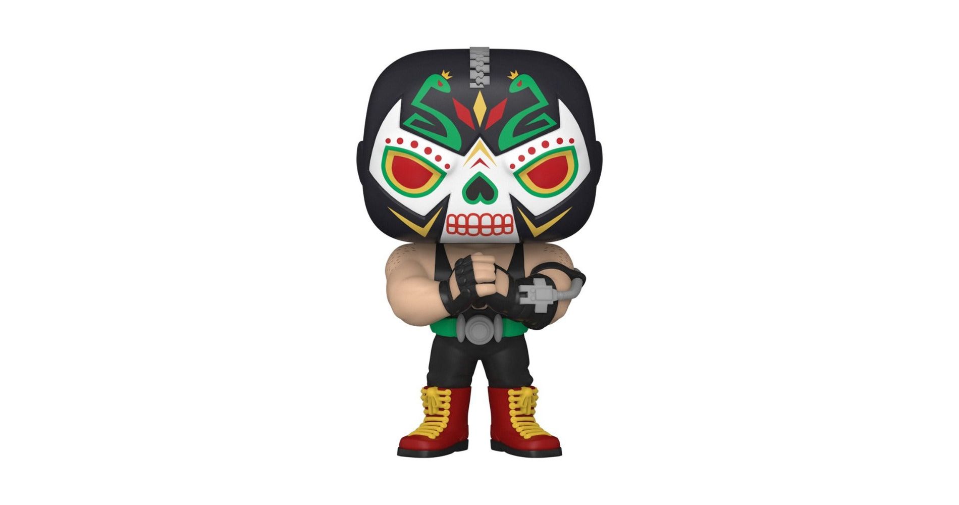 Funko POP! DC Super Heroes: Dia De Los - Bane (Glow in the Dark) Vinyl Figure Entertainment Earth Exclusive