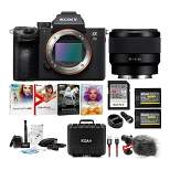 Sony a7 III Full Frame Mirrorless Camera with 50mm f/1.8 Lens Bundle