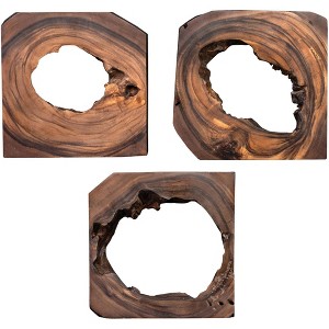 Uttermost Adlai 12" Wide Natural Wood Wall Art Designs - Set of 6 - 1 of 1