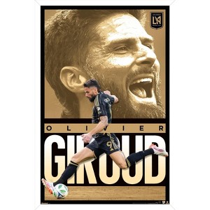 Trends International MLS Los Angeles FC - Olivier Giroud 25 Framed Wall Poster Prints - 1 of 4