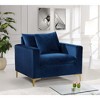 Meridian Furniture,Naomi Velvet Chair - 2 of 4