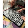 Portable Diaper Changing Pad – XL, Foldable Neoprene Mat with Modern Print – Waterproof & Machine Washable for Travel or Diaper Bags (Black XOXO) - 4 of 4