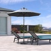 PURPLE LEAF Patio Umbrella Outdoor Table Umbrella Aluminum Frame Market Umbrella Sun Umbrella with 8 Sturdy Ribs - 2 of 4