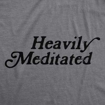 Мужские футболки Crazy Dog T-Shirts, Inc. Mens Funny T Shirts Heavily Meditated Shirt Zen Graphic Tee for Men - Crazy Dog Men's T Shirt Sarcastic Gift Dark Grey XXL — фото 2