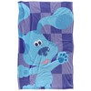 Kids' Blues Clues Blue'S Clues Large Blue Silky Touch Blanket White 36X58 - 2 of 4
