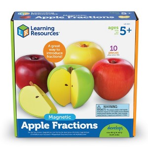 Learning Resources Magnetic Apple Fractions, Grades K+ - 1 of 4