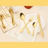 REGALWOVEN Stainless Steel Mirror Polished Flatware Set with Supporting Shelf Silverware Set 24 Pieces - 4 of 4