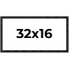 PosterPalooza | 32x16 Bamboo Picture Frame, UV Acrylic, 4 Finishes - Brown, Black, Gold, and Natural - 2 of 4