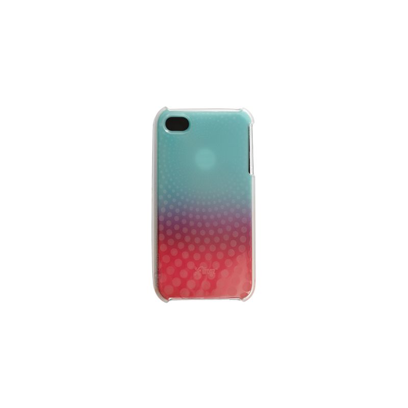 AT&T iFrogz Swerve Case for Apple iPhone 4 - Blue & Pink, 1 of 2