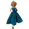 Doll Clothes Superstore  Handmade Blue Sequin Gown with Crown & Shoes for Barbie & 11.5-Inch Fashion Dolls - 2 of 4