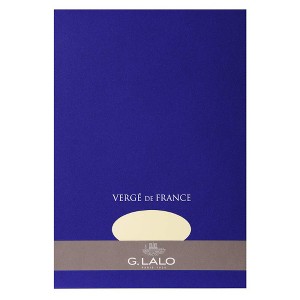 G. Lalo "Verg de France" 50 sheets tablets - 8 1/4x 11 3/4 - Ivory - 1 of 1