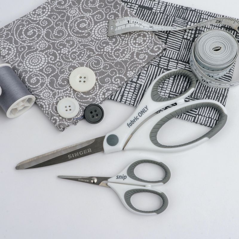 SINGER Sewing Scissors Set 2/Pkg-8.5" Fabric & 4" Mini Detail Scissors, 4 of 9