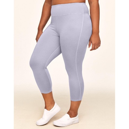 Adore Me Women's Haley Heathered Crop Legging Activewear 4x / Lavender Blue  Heather Purple. : Target