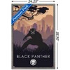 Trends International Marvel Heroic Silhouette - Black Panther Framed Wall Poster Prints - 3 of 4