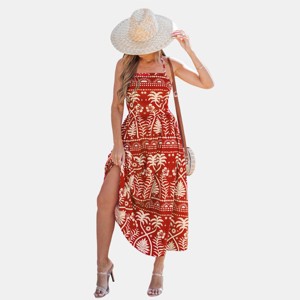 Women's Feel the Heat Tropical Maxi Dress - Cupshe - 1 of 4