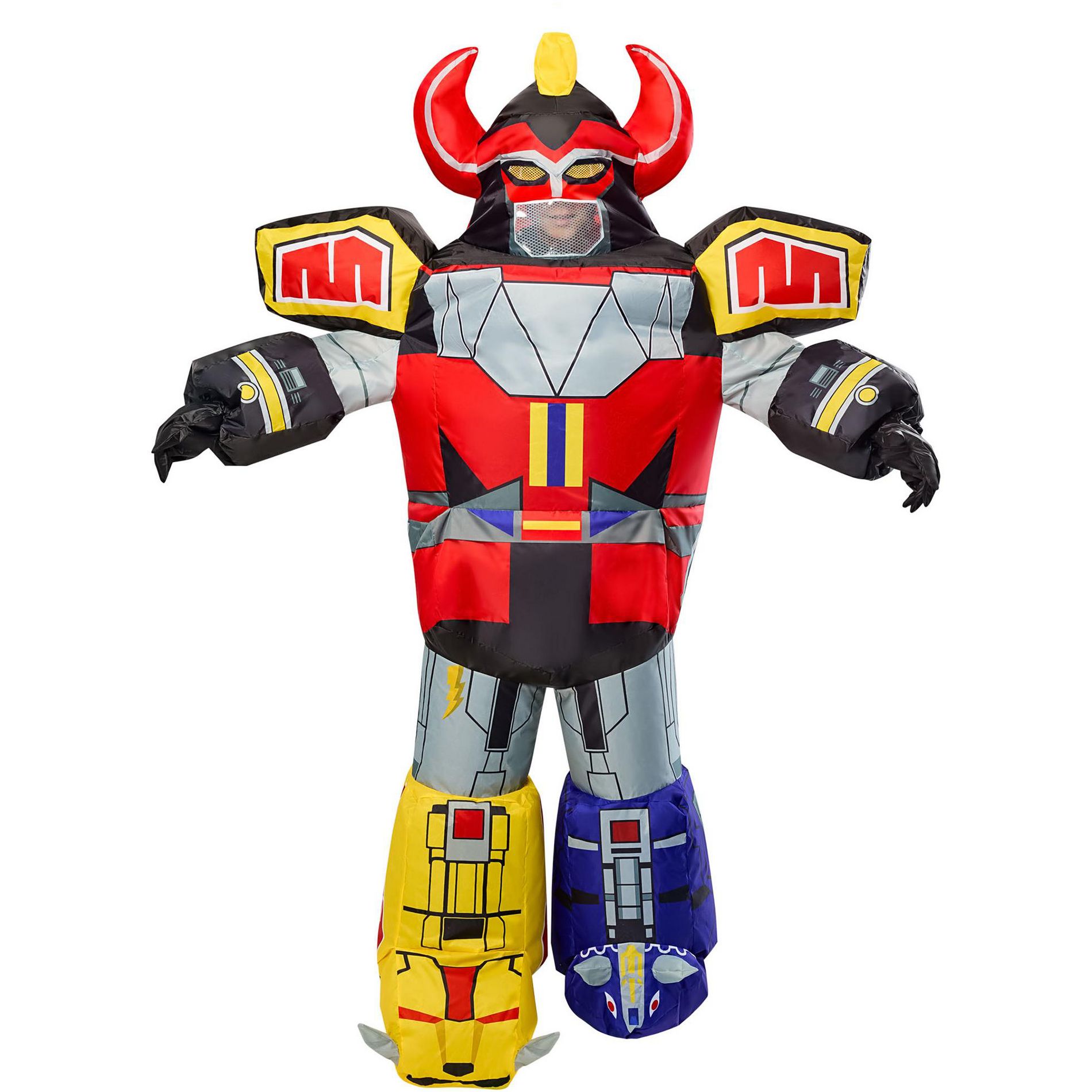 Rubies Mighty Morphin Power Rangers: Megazord Kids Inflatable Costume- One Size Fits Most