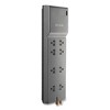 Belkin Home/Office Surge Protector, 8 AC Outlets, 12 ft Cord, 3,390 J, Dark Gray - 2 of 4