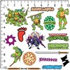 Teenage Mutant Ninja Turtles TMNT Variety Mix 100ct Vinyl Large Deluxe Stickers Variety Pack - 2 of 4