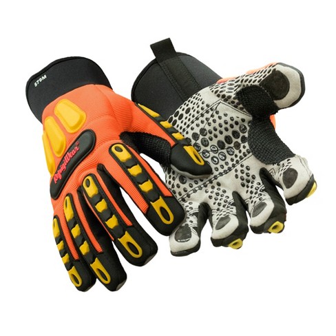 Refrigiwear Herringbone Grip Work Gloves With 3-finger Dip (x