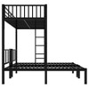 Bellemave Twin over Twin & Twin Bunk Beds for 3, Twin XL over Twin & Twin Bunk Bed Metal Triple Bunk Bed,Black - 4 of 4
