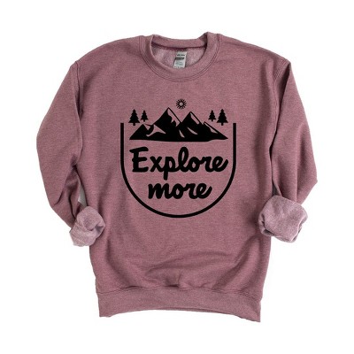 Simply Sage Market Women's Graphic Sweatshirt Explore More Mountain