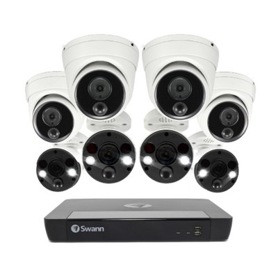 NVR16-8580 4K / 2TB/ 4x NHD-887MSFB 4K Bullet, 4xNHD-888MSD Professional Series IP Digital still image video cams