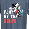 Women's - Disney - Play By The Rules Soccer Short Sleeve Graphic T-Shirt - 2 of 4