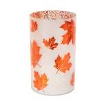 C&F Home Fall Leaves Glass Container Large