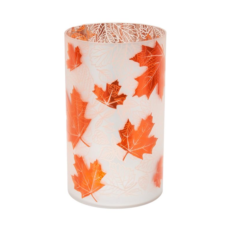 C&F Home Fall Leaves Glass Container Large, 1 of 7