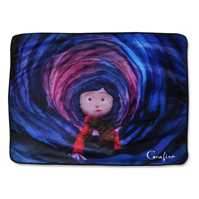 Surreal Entertainment Coraline Fleece Throw Blanket | 45 x 60 Inches