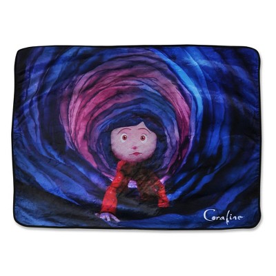 Surreal Entertainment Coraline Fleece Throw Blanket 45 x 60 Inches