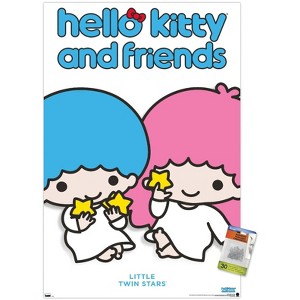 Trends International Hello Kitty and Friends: Hello - Little Twin Stars Feature Series Unframed Wall Poster Prints - 1 of 4