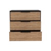 Depot E-Shop Dresser 27"H, 3 Drawers Dresser, Superior Top - 2 of 4
