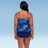 Trimshaper Women's Ronnie Two Tier Ruffle Tankini Swimsuit Top - 3 of 3