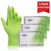 FINITEX Green Nitrile Gloves - 100, 300 & 1000 PCS 3.2 Mil Powder-Free Gloves Cleaning Medical Exam Food Gloves - 3 of 4