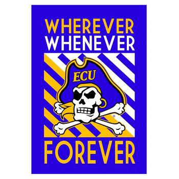 Evergreen NCAA East Carolina University House Flag 28 x 44 Inches Outdoor Decor for Homes and Gardens