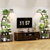 KTMBDW Plant Stand Indoor with Grow Lights - Plant Shelf Indoor with 5 Grow Lights, 10-Level Stepless Dimming, Plant Rack, Brown - 3 of 4