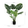 Artificial Plant - Faux 43" Potted Monstera Tree - FXP2010 - Green - Safavieh - 3 of 3