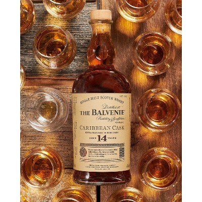 Balvenie 14yr Caribbean Cask Single Malt Scotch Whisky - 750ml Bottle