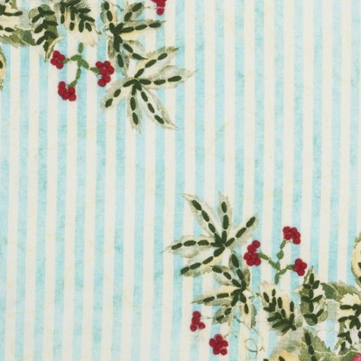 Spring Garden Multicolor Embroidered Square Throw Pillow 20"