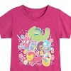 Girls' - Marvel - Avengers Easter Stickers Fitted Short Sleeve Graphic T-Shirt - 2 of 4