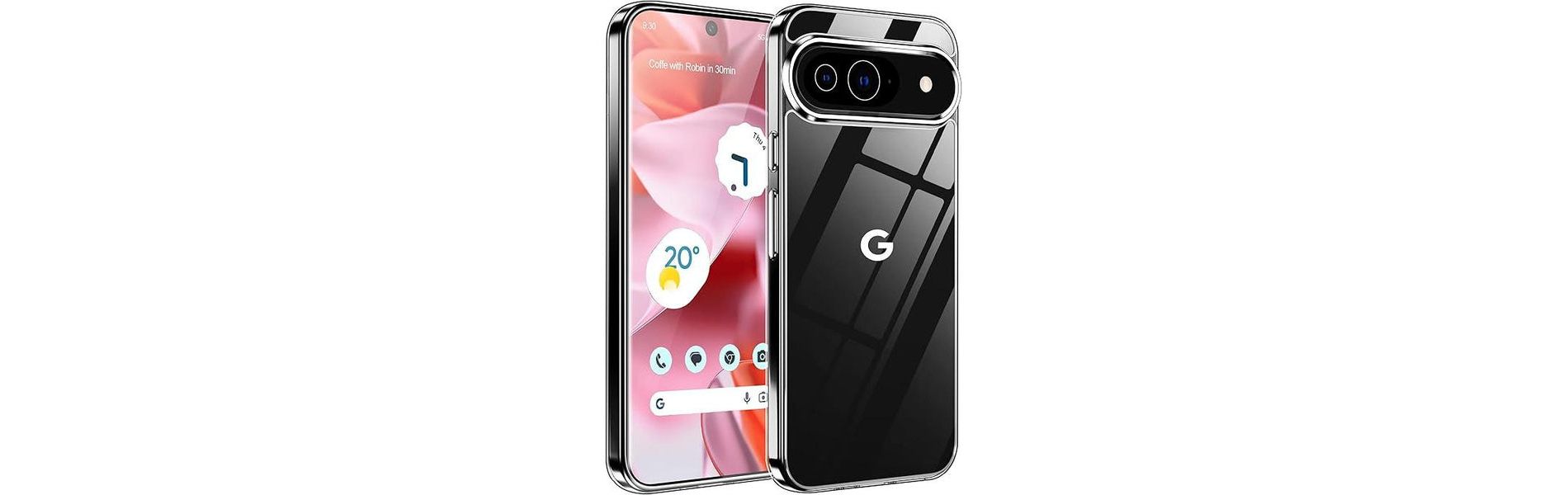 Entronix Case Compatible with Pixel 10/10 Pro - [Hard Back] Clear Cover