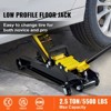 VEVOR Floor Jack, 2.5 Ton Low Profile Floor Jack, Heavy-duty Steel Racing Floor Jack With Single Piston Lift Pump, Lifting Range 3.35"-14.96" - 3 of 4